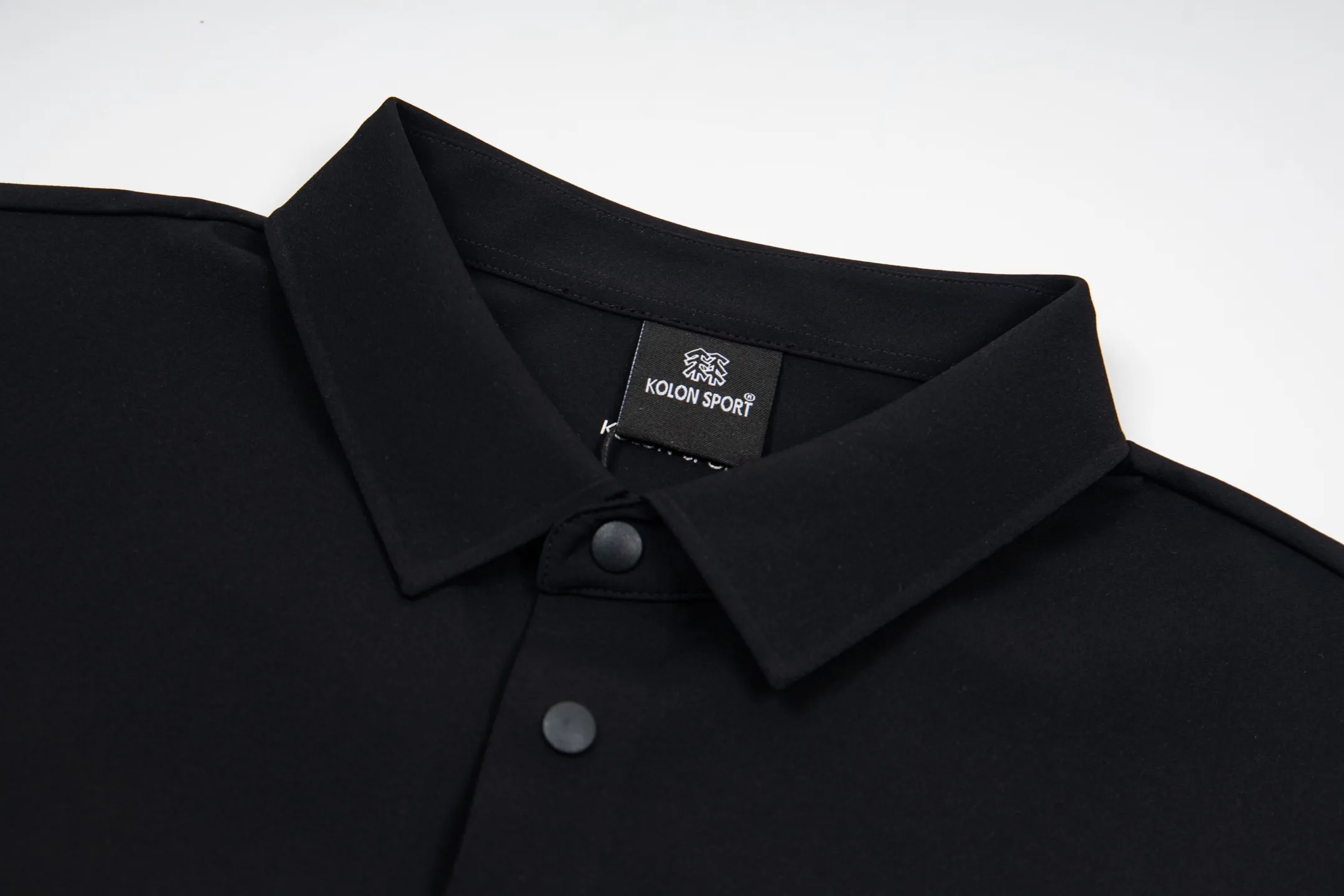 KOLON SPORT polo Same Style Breathable Same Style Sizes：S-XXL ：Black White Light Gray